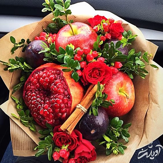 تزیین انار دون شده